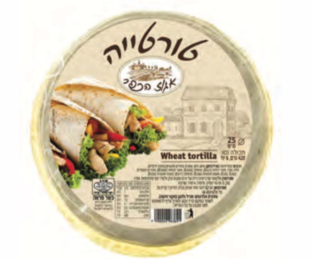 טורטיה קמח לבן גדולה